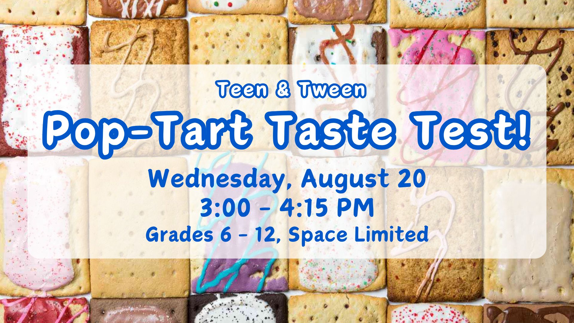 Pop-Tart Taste Test