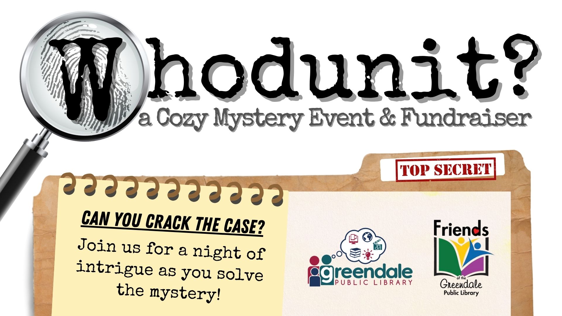 Whodunit? A Cozy Mystery Event & Fundraiser