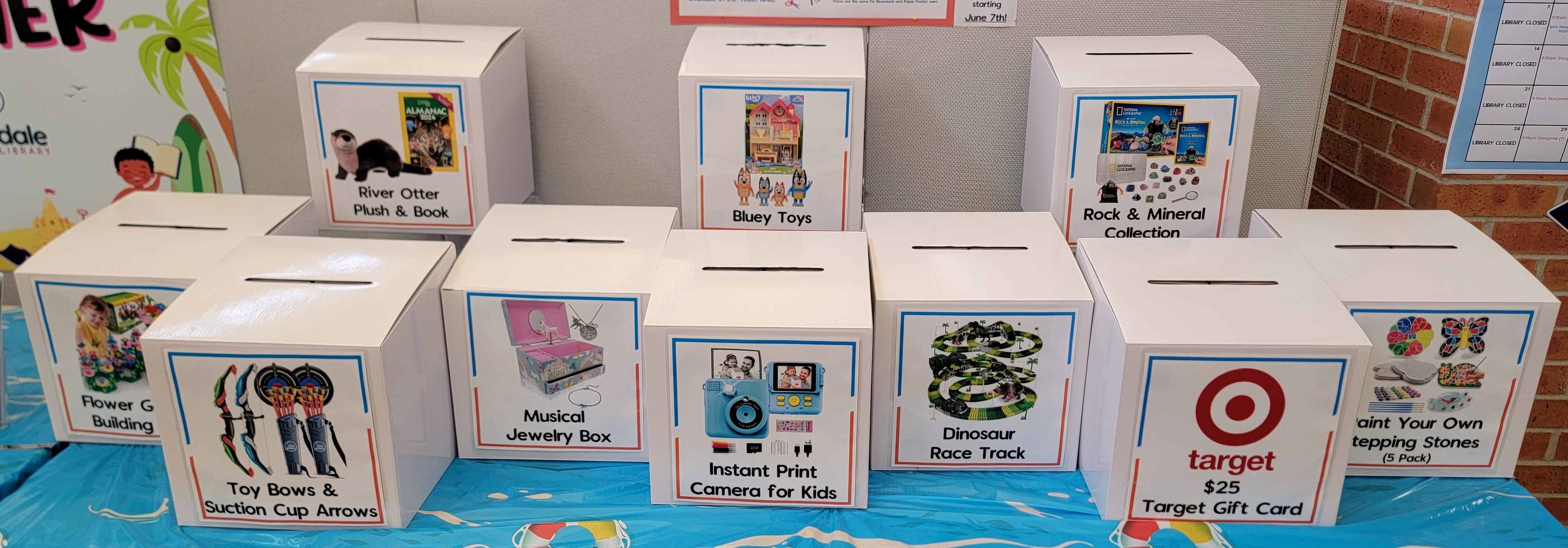 Youth Summer Reading Prize Drawings