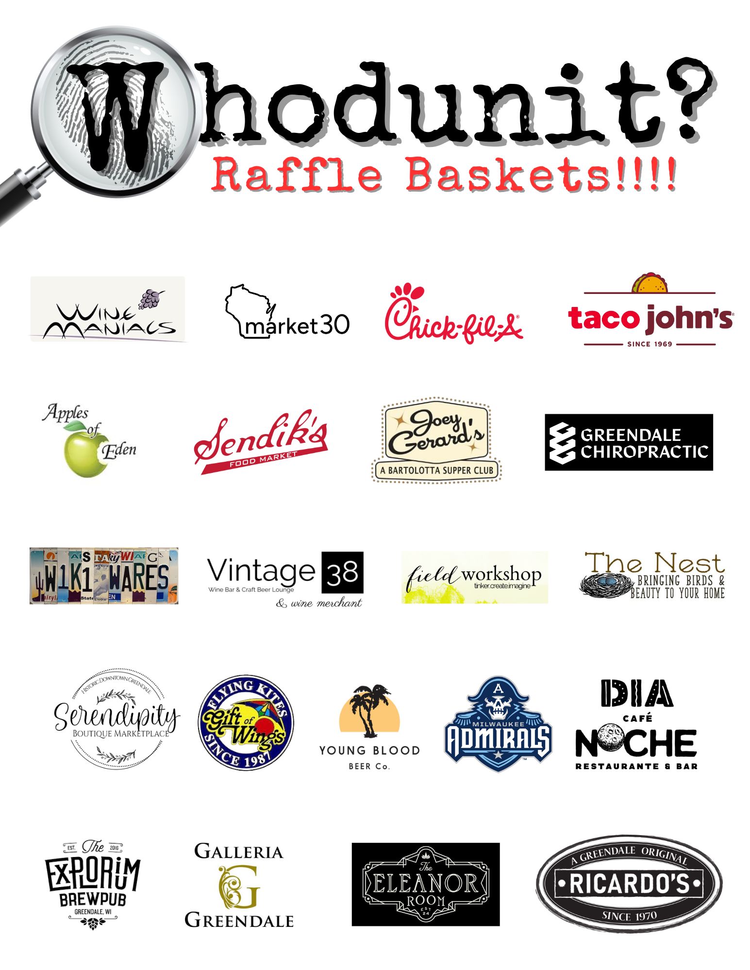 Whodunit? A Cozy Mystery Event & Fundraiser