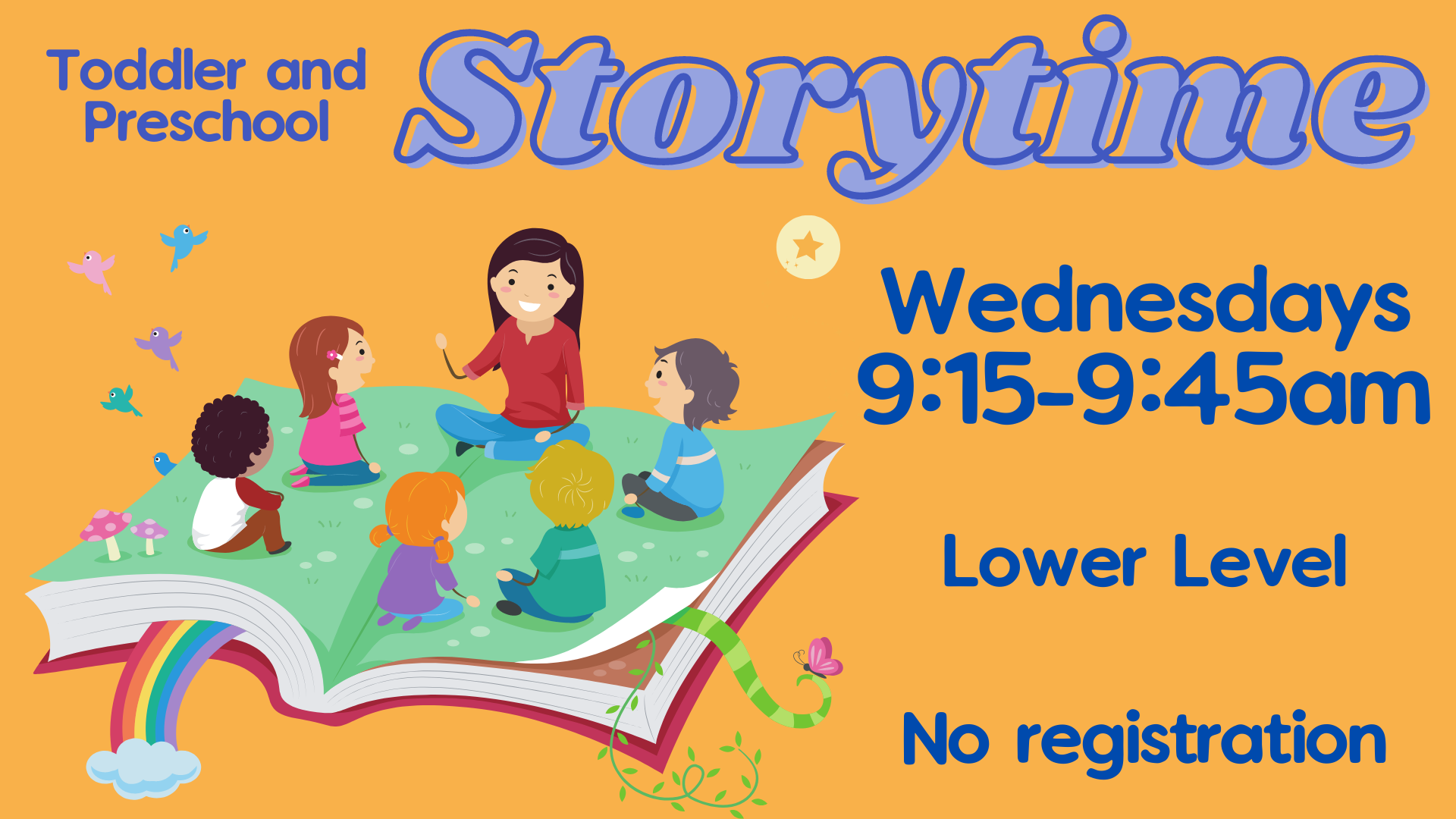 Toddler and Preschool Storytime