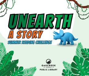 UNEARTH A STORY SUMMER READING CHALLENGE logo