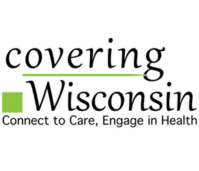 covering Wisconsin Connect to Care, Engage in Health logo logo