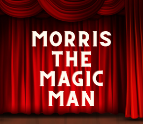 MORRIS THE MAGIC MAN logo